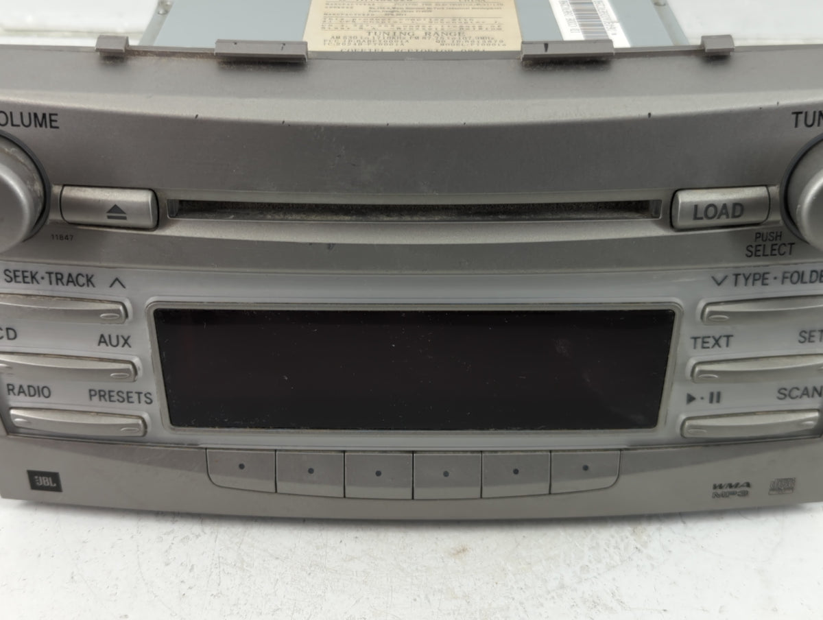 2010 Toyota Camry Radio AM FM Cd Player Receiver Replacement P/N:86120-06490 30745812, 8696126 Fits Fits 2005 2006 2007 2008