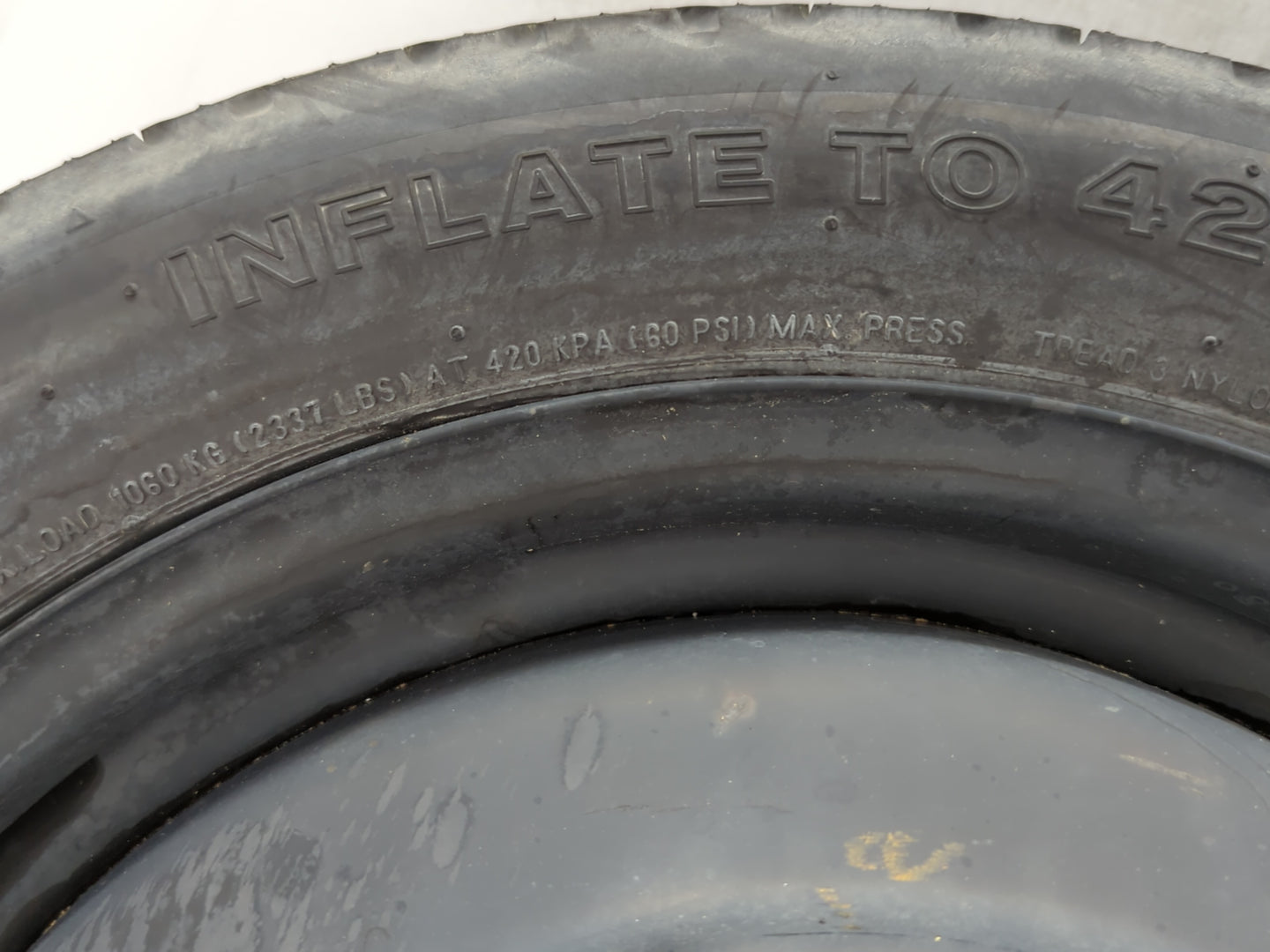 2007-2017 Toyota Camry Spare Donut Tire Wheel Rim Oem - Oemusedautoparts1.com