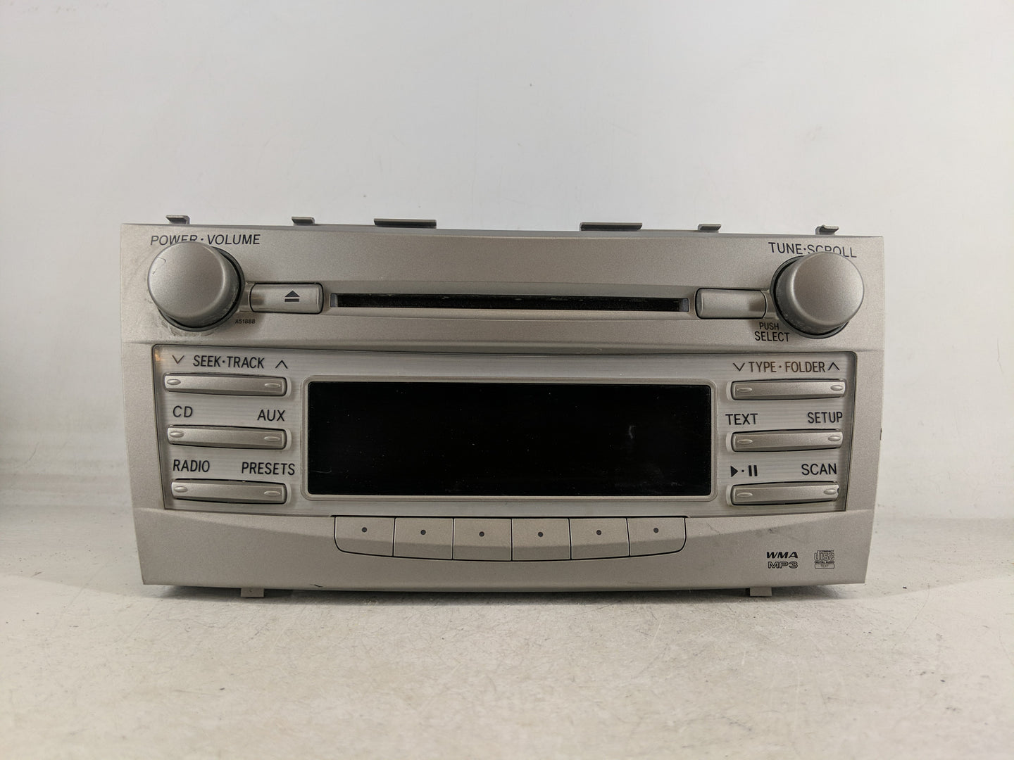 2010-2011 Toyota Camry Radio AM FM Cd Player Receiver Replacement P/N:86120-06700 Fits Fits 2010 2011 OEM Used Auto Parts - 