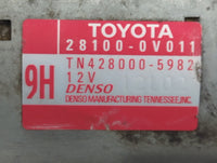 2010-2011 Toyota Camry Car Starter Motor Solenoid OEM P/N:TN428000-5982 28100-0V011 Fits OEM Used Auto Parts - Oemusedautopa