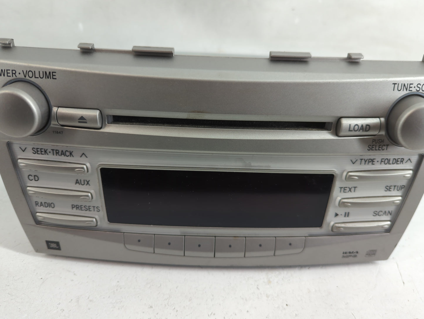 2010-2011 Toyota Camry Radio AM FM Cd Player Receiver Replacement P/N:86120-06490 86120-06480 Fits Fits 2010 2011 OEM Used A
