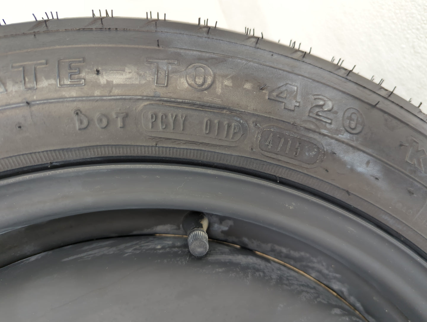 2007-2017 Toyota Camry Spare Donut Tire Wheel Rim Oem - Oemusedautoparts1.com