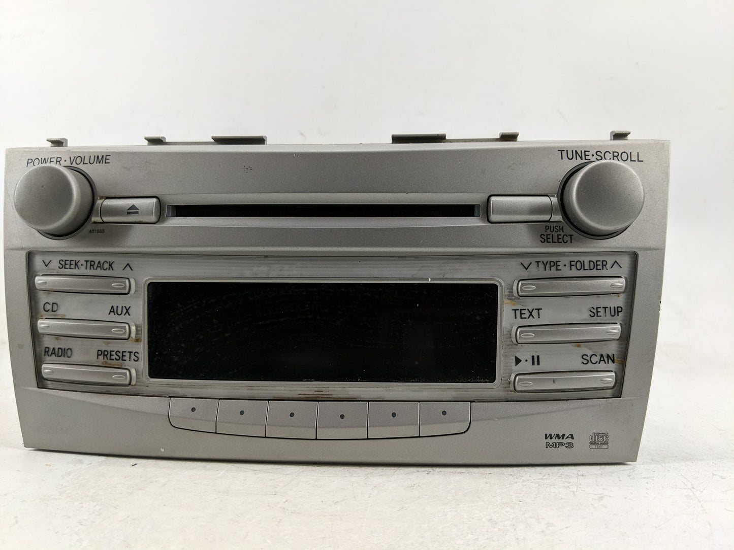 2010-2011 Toyota Camry Radio AM FM Cd Player Receiver Replacement P/N:86120-06700 Fits Fits 2010 2011 OEM Used Auto Parts - 