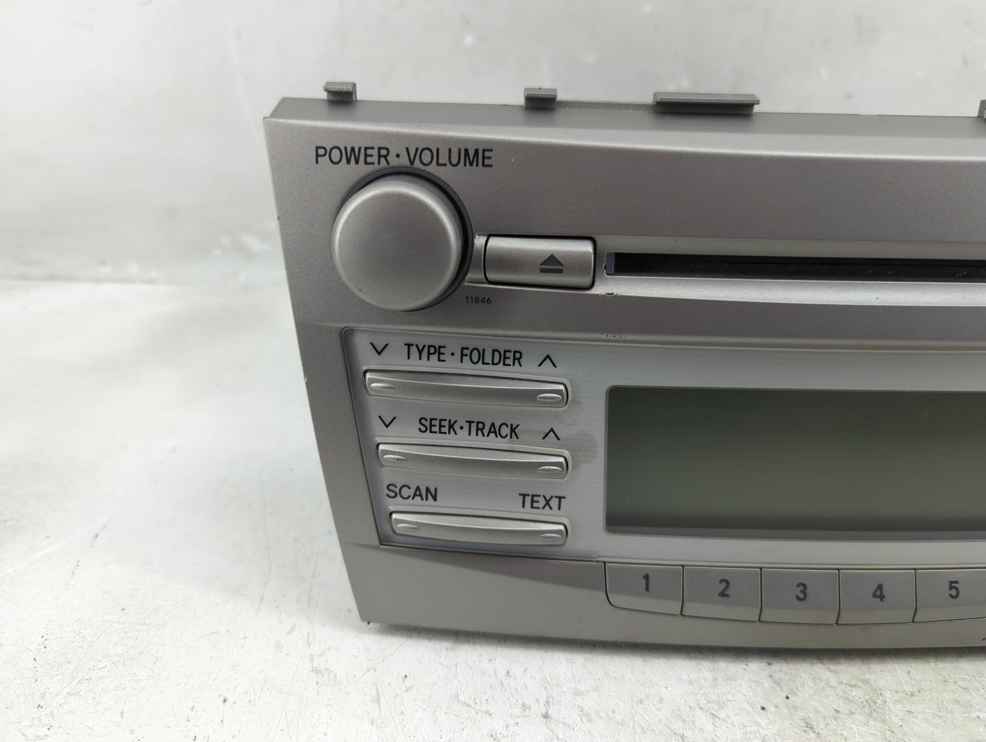 2007-2011 Toyota Camry Radio AM FM Cd Player Receiver Replacement P/N:123000-18000101 86120-06480 Fits OEM Used Auto Parts -