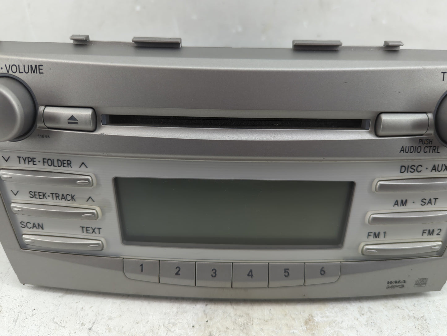 2007-2011 Toyota Camry Radio AM FM Cd Player Receiver Replacement P/N:123000-18000101 86120-06480 Fits OEM Used Auto Parts -