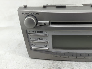 2010-2011 Toyota Camry Radio AM FM Cd Player Receiver Replacement P/N:86120-06480 Fits Fits 2010 2011 OEM Used Auto Parts