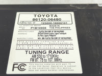 2010-2011 Toyota Camry Radio AM FM Cd Player Receiver Replacement P/N:86120-06480 Fits Fits 2010 2011 OEM Used Auto Parts - 