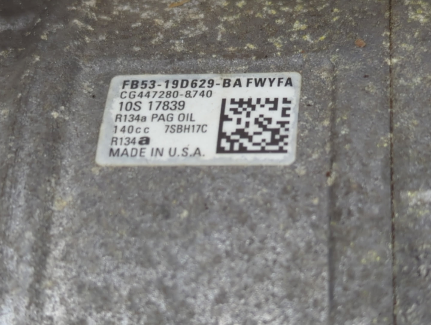 2010-2011 Toyota Camry Air Conditioning A/c Ac Compressor Oem - Oemusedautoparts1.com