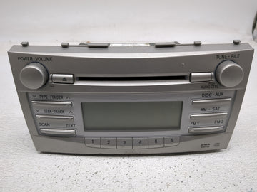 2010-2011 Toyota Camry Radio AM FM Cd Player Receiver Replacement P/N:86120-06480 Fits Fits 2010 2011 OEM Used Auto Parts - 