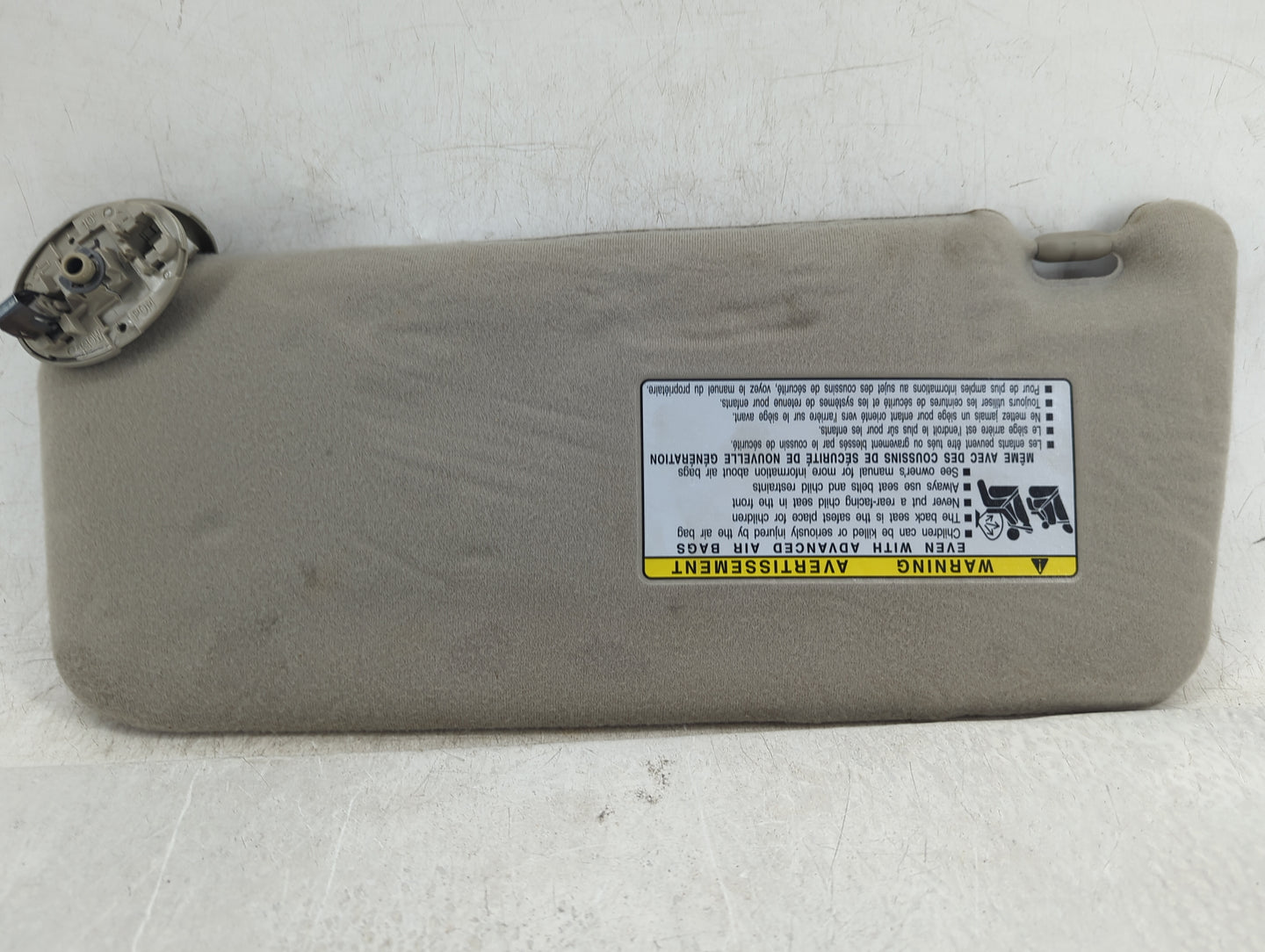 2007-2011 Toyota Camry Sun Visor Shade Replacement Passenger Right Mirror Fits Fits 2007 2008 2009 2010 2011 OEM Used Auto P