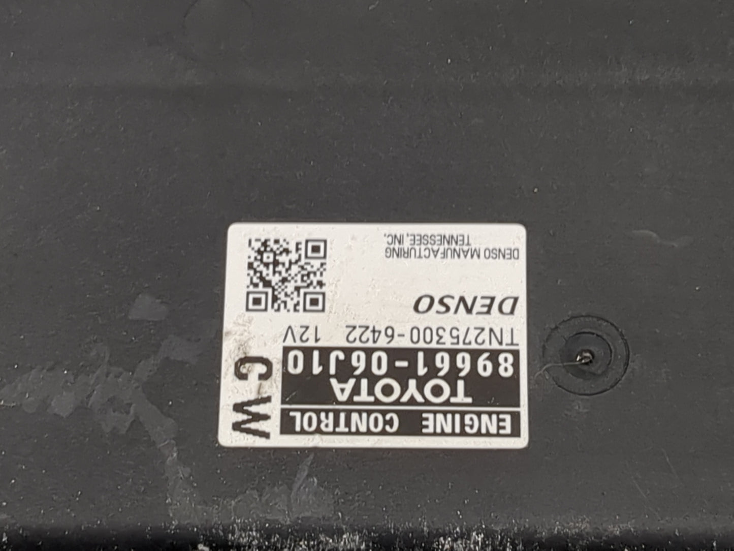 2010-2011 Toyota Camry PCM Engine Control Computer ECU ECM PCU OEM P/N:89661-06J10 TN275300-6422 Fits Fits 2010 2011 OEM Use