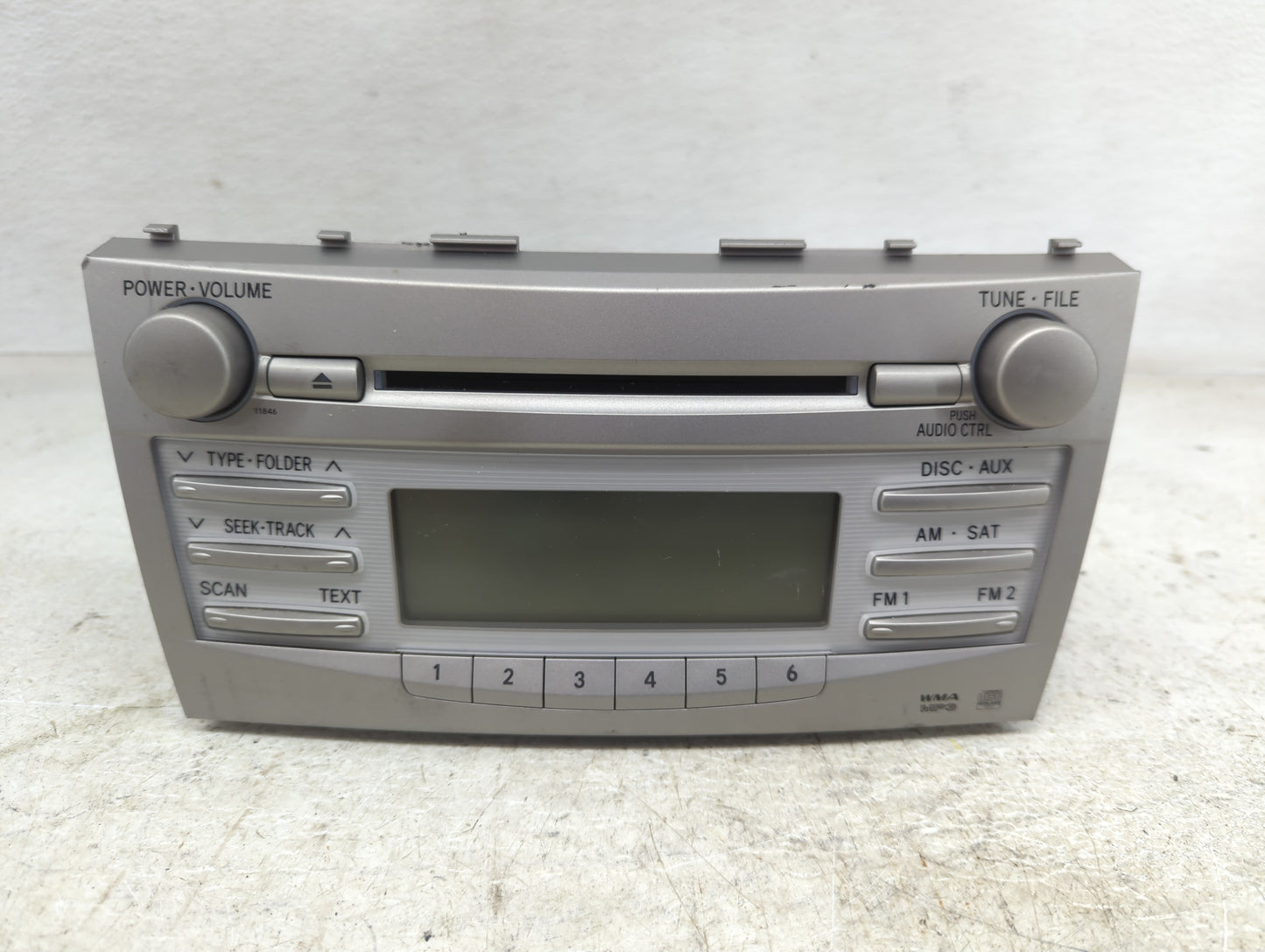 2010-2011 Toyota Camry Radio AM FM Cd Player Receiver Replacement P/N:86120-06480 123000-18000101 Fits Fits 2010 2011 OEM Us