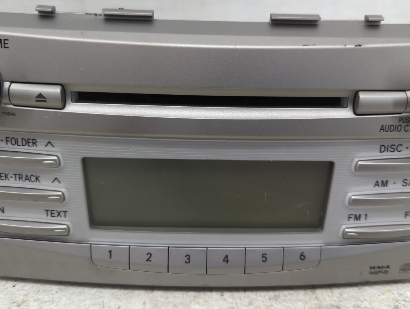 2010-2011 Toyota Camry Radio AM FM Cd Player Receiver Replacement P/N:86120-06480 123000-18000101 Fits Fits 2010 2011 OEM Us