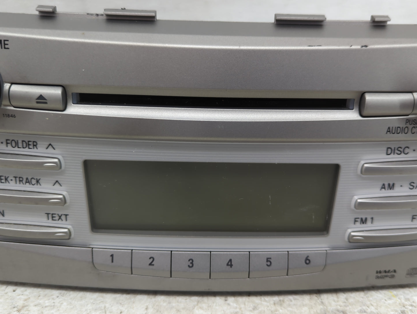 2010-2011 Toyota Camry Radio AM FM Cd Player Receiver Replacement P/N:86120-06480 123000-18000101 Fits Fits 2010 2011 OEM Us