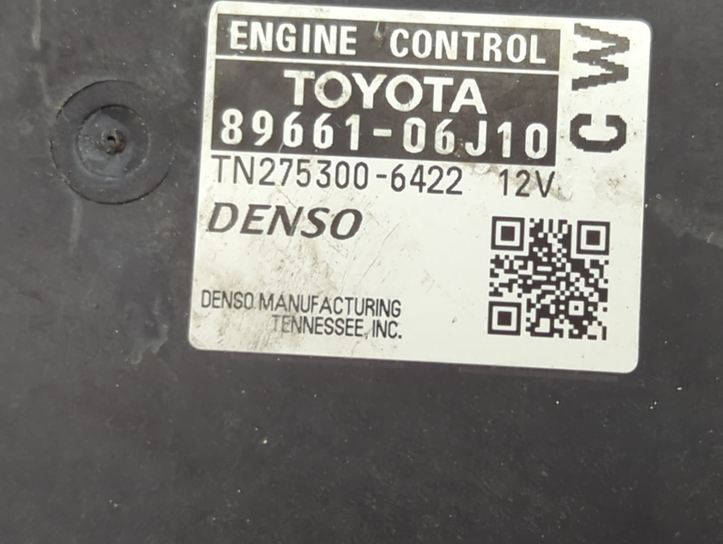 2010-2011 Toyota Camry PCM Engine Control Computer ECU ECM PCU OEM P/N:89661-06J10 TN275300-6422 Fits Fits 2010 2011 OEM Use