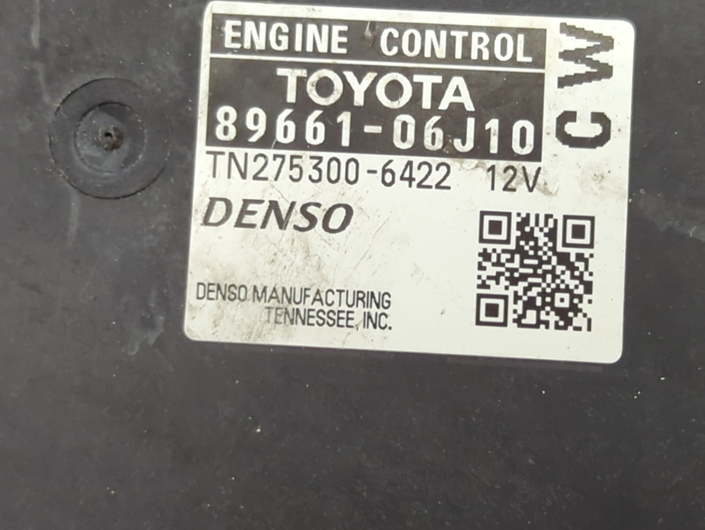 2010-2011 Toyota Camry PCM Engine Control Computer ECU ECM PCU OEM P/N:89661-06J10 TN275300-6422 Fits Fits 2010 2011 OEM Use