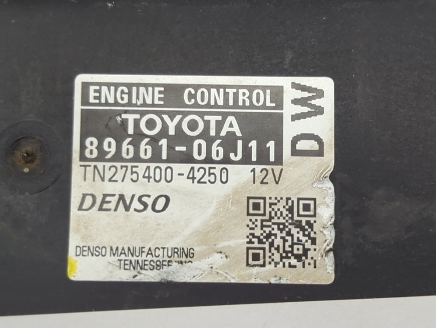 2010-2011 Toyota Camry PCM Engine Control Computer ECU ECM PCU OEM P/N:89661-06J11 TN275400-4250 Fits Fits 2010 2011 OEM Use