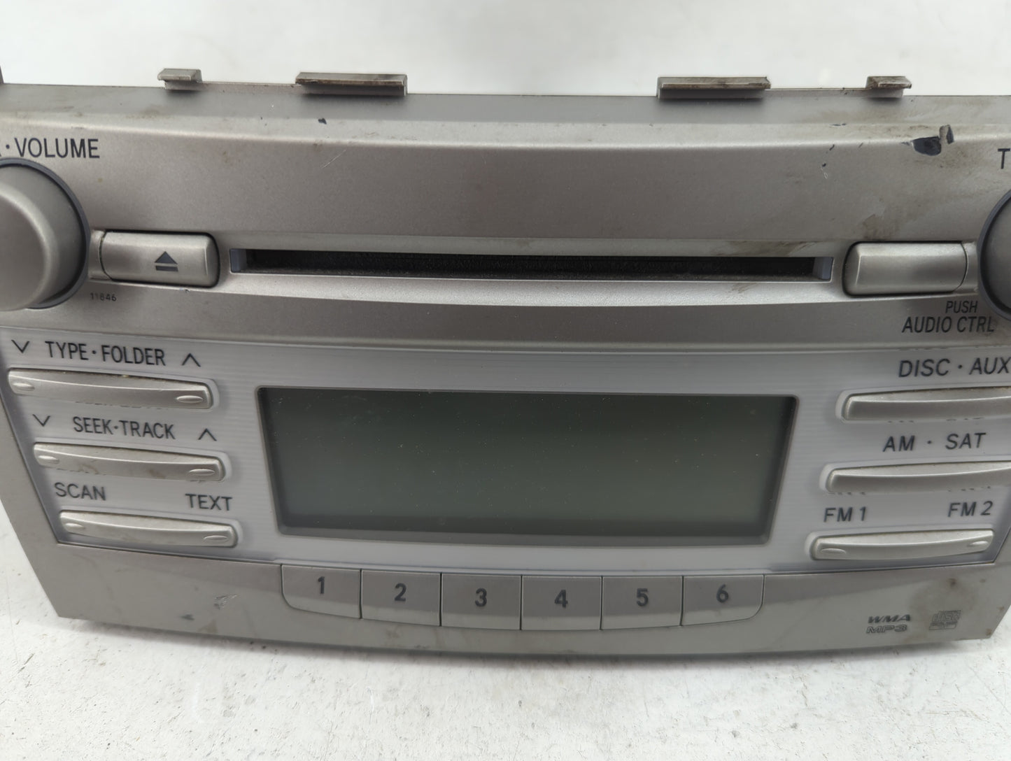 2010-2011 Toyota Camry Radio AM FM Cd Player Receiver Replacement P/N:86120-06480 000-18000101 Fits Fits 2010 2011 OEM Used 