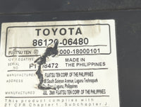 2010-2011 Toyota Camry Radio AM FM Cd Player Receiver Replacement P/N:86120-06480 000-18000101 Fits Fits 2010 2011 OEM Used 