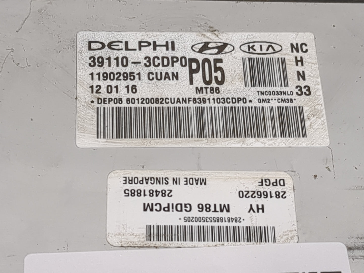 2010-2011 Toyota Camry PCM Engine Control Computer ECU ECM PCU OEM P/N:39110-3CDP0 89661-06J10, TN275300-6422 Fits Fits 2010
