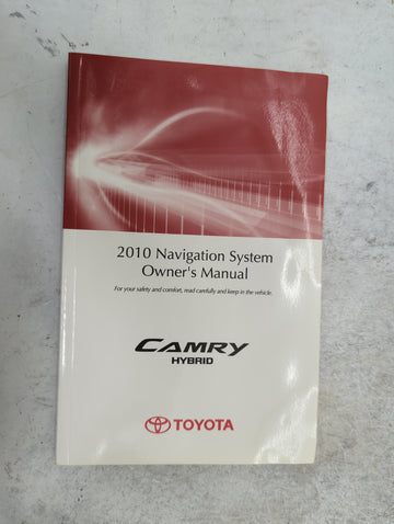 2010 Toyota Camry Owners Manual Book Guide P/N:OM33804U 01999-33804 OEM Used Auto Parts