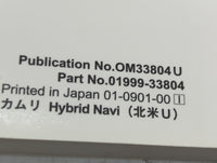 2010 Toyota Camry Owners Manual Book Guide P/N:OM33804U 01999-33804 OEM Used Auto Parts - Oemusedautoparts1.com