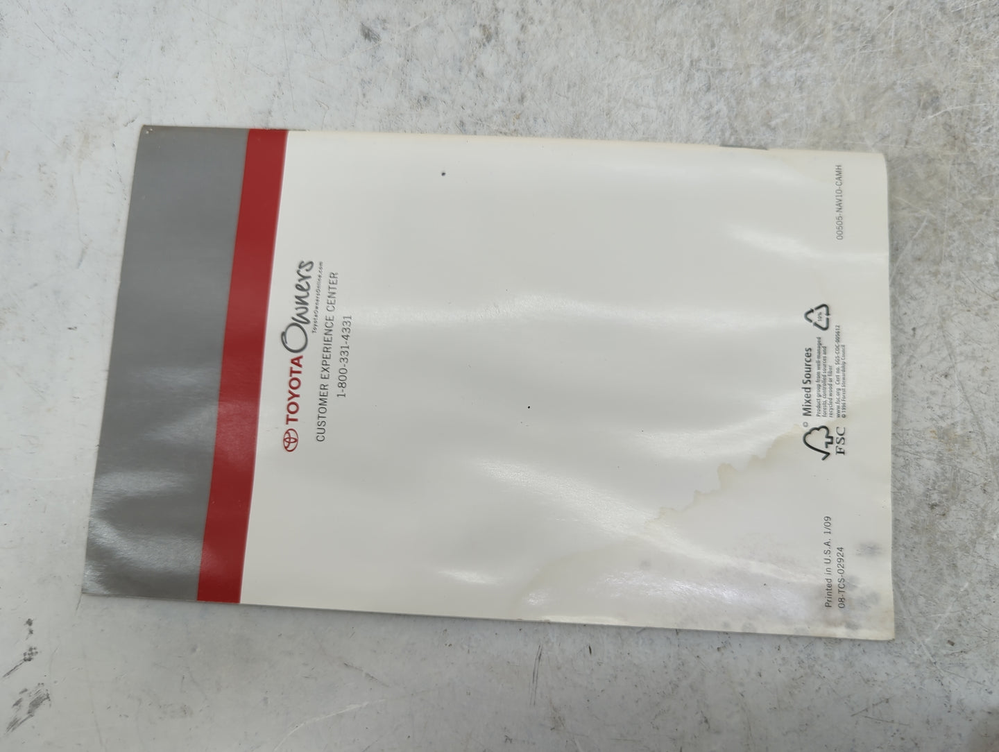 2010 Toyota Camry Owners Manual Book Guide P/N:OM33804U 01999-33804 OEM Used Auto Parts - Oemusedautoparts1.com