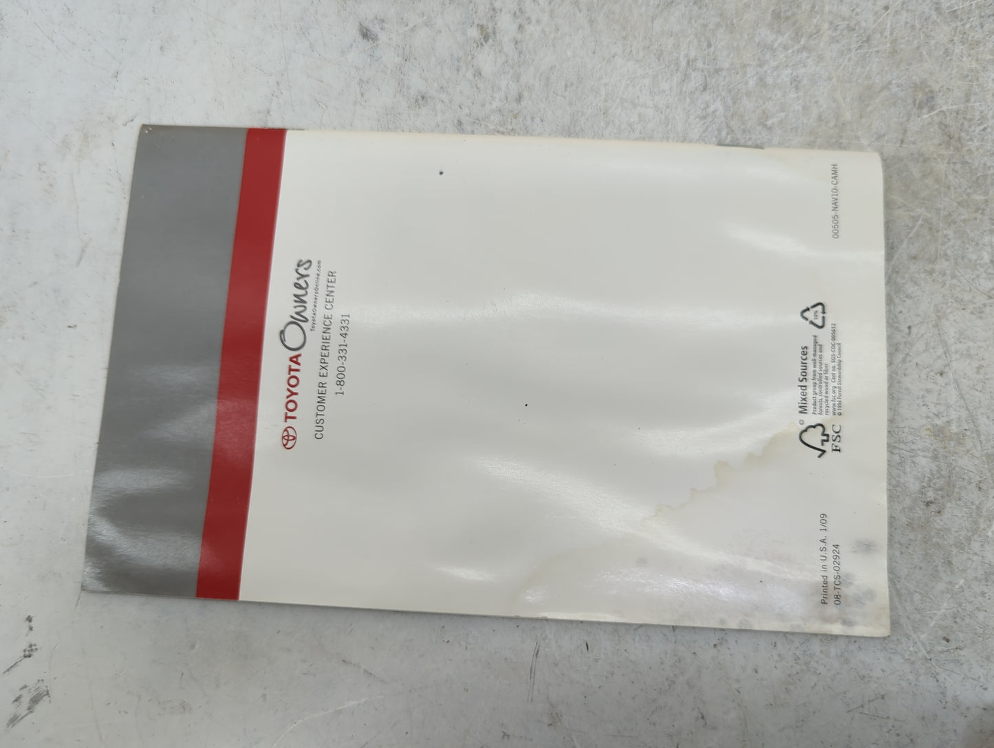2010 Toyota Camry Owners Manual Book Guide P/N:OM33804U 01999-33804 OEM Used Auto Parts - Oemusedautoparts1.com