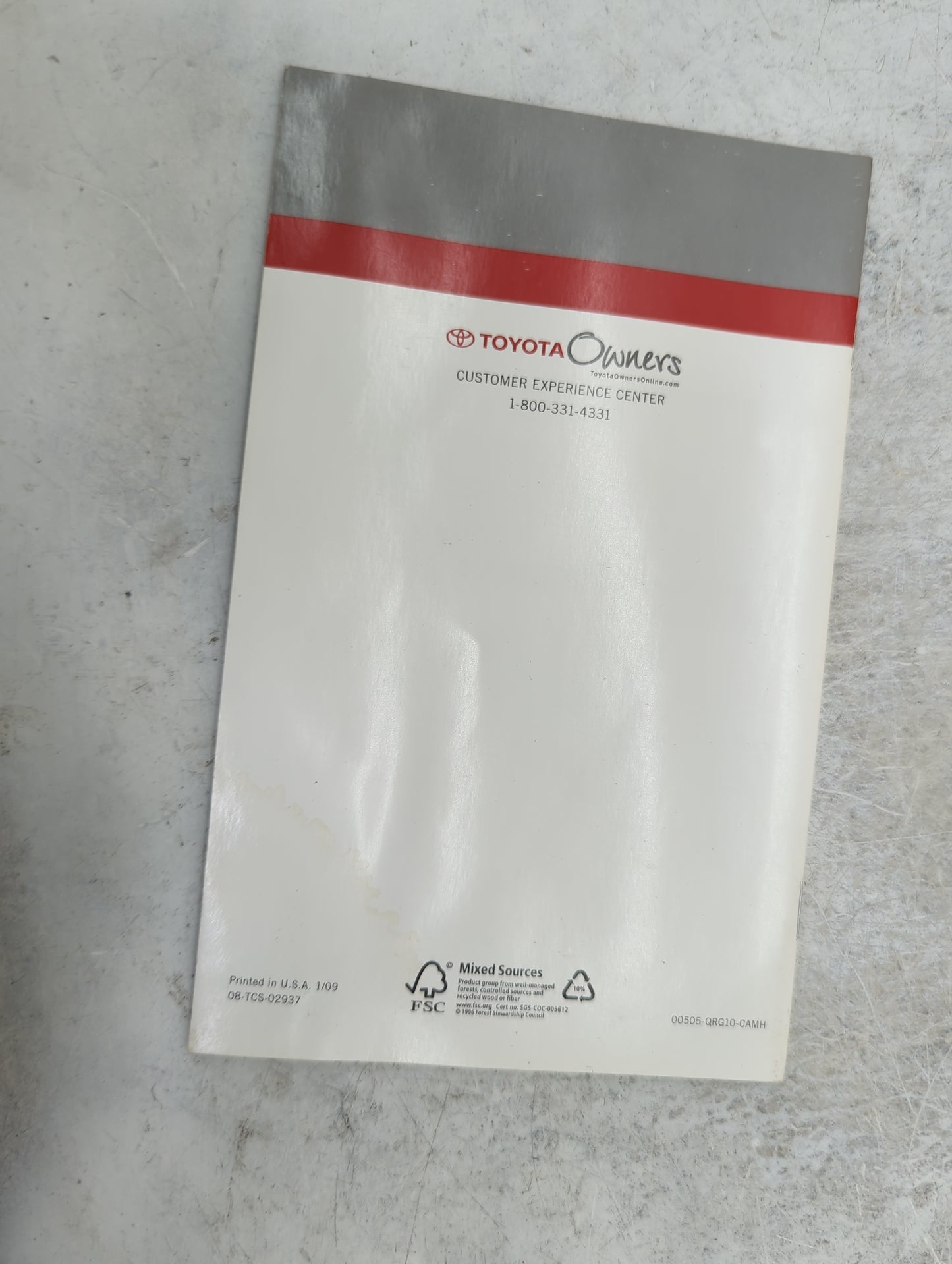 2010 Toyota Camry Owners Manual Book Guide P/N:OM33800U 01999-33800 OEM Used Auto Parts - Oemusedautoparts1.com