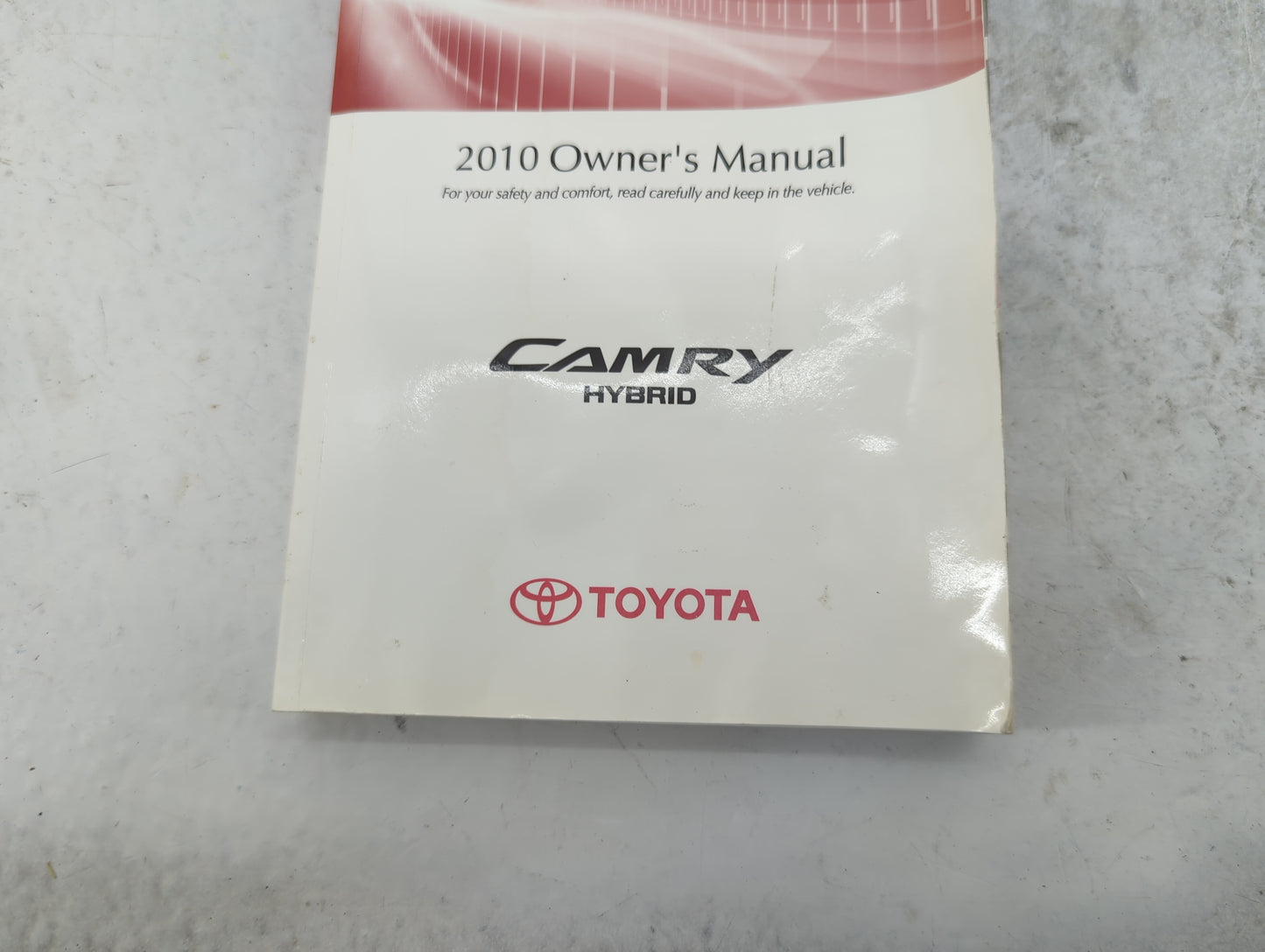 2010 Toyota Camry Owners Manual Book Guide P/N:OM33800U 01999-33800 OEM Used Auto Parts - Oemusedautoparts1.com