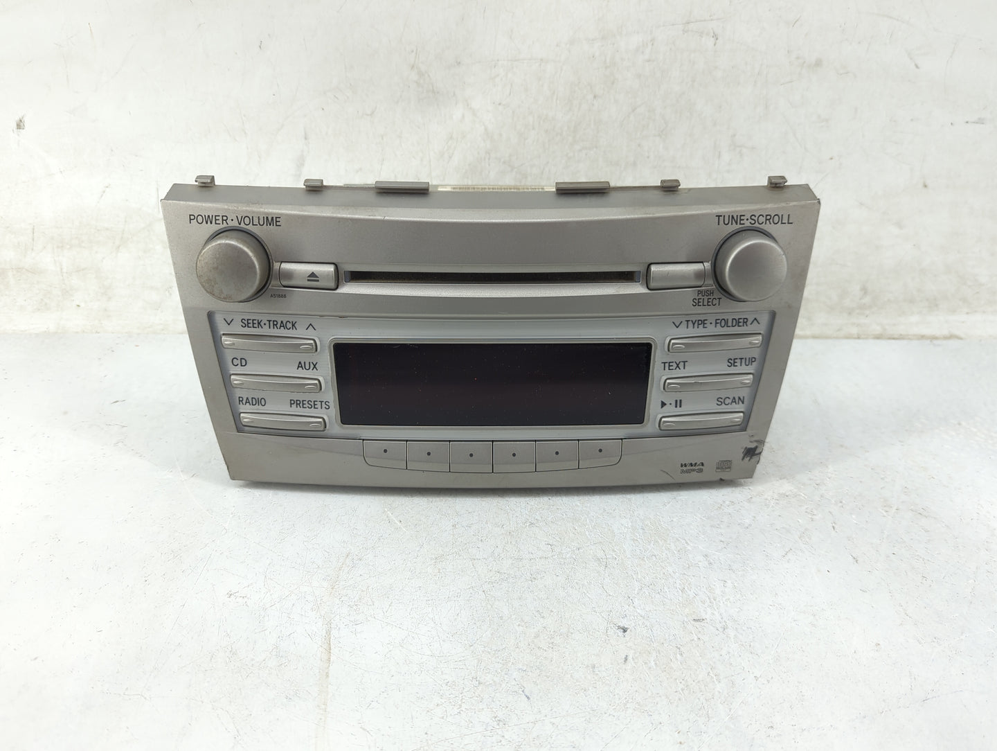 2010-2011 Toyota Camry Radio AM FM Cd Player Receiver Replacement P/N:86120-06700 CQ-FS8960X Fits Fits 2010 2011 OEM Used Au