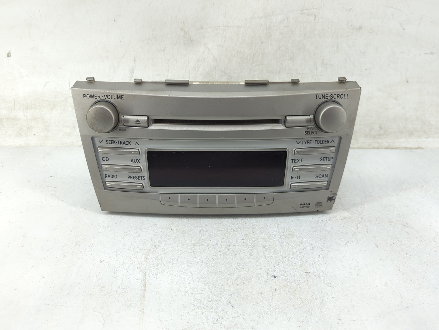 2010-2011 Toyota Camry Radio AM FM Cd Player Receiver Replacement P/N:86120-06700 CQ-FS8960X Fits Fits 2010 2011 OEM Used Au