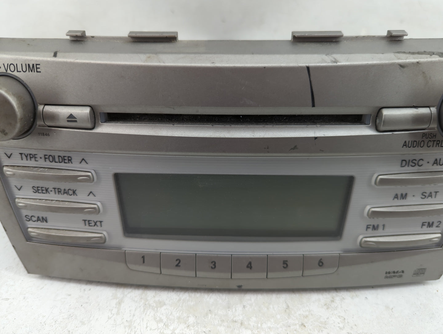 2010-2011 Toyota Camry Radio AM FM Cd Player Receiver Replacement P/N:86120-06480 123000-18000101 Fits Fits 2010 2011 OEM Us