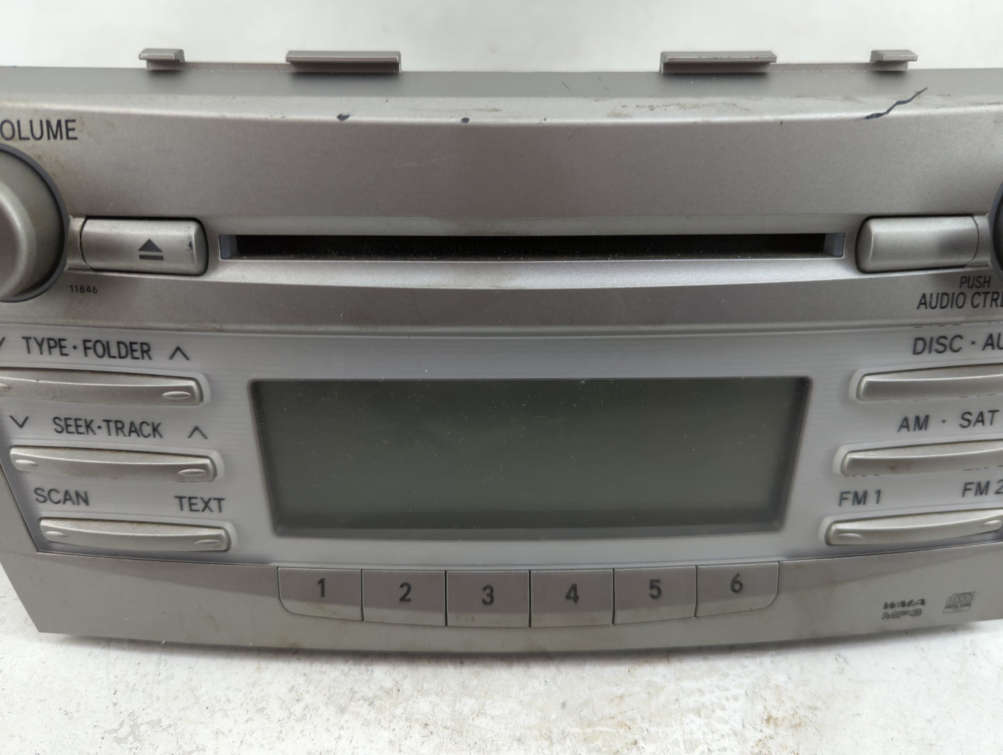 2010-2011 Toyota Camry Radio AM FM Cd Player Receiver Replacement P/N:86120-06480 123000-1800B101 Fits Fits 2010 2011 OEM Us