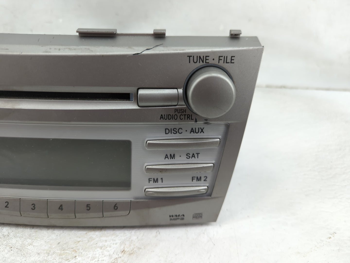 2010-2011 Toyota Camry Radio AM FM Cd Player Receiver Replacement P/N:86120-06480 123000-1800B101 Fits Fits 2010 2011 OEM Us