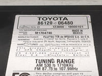 2010-2011 Toyota Camry Radio AM FM Cd Player Receiver Replacement P/N:86120-06480 123000-18000101 Fits Fits 2010 2011 OEM Us
