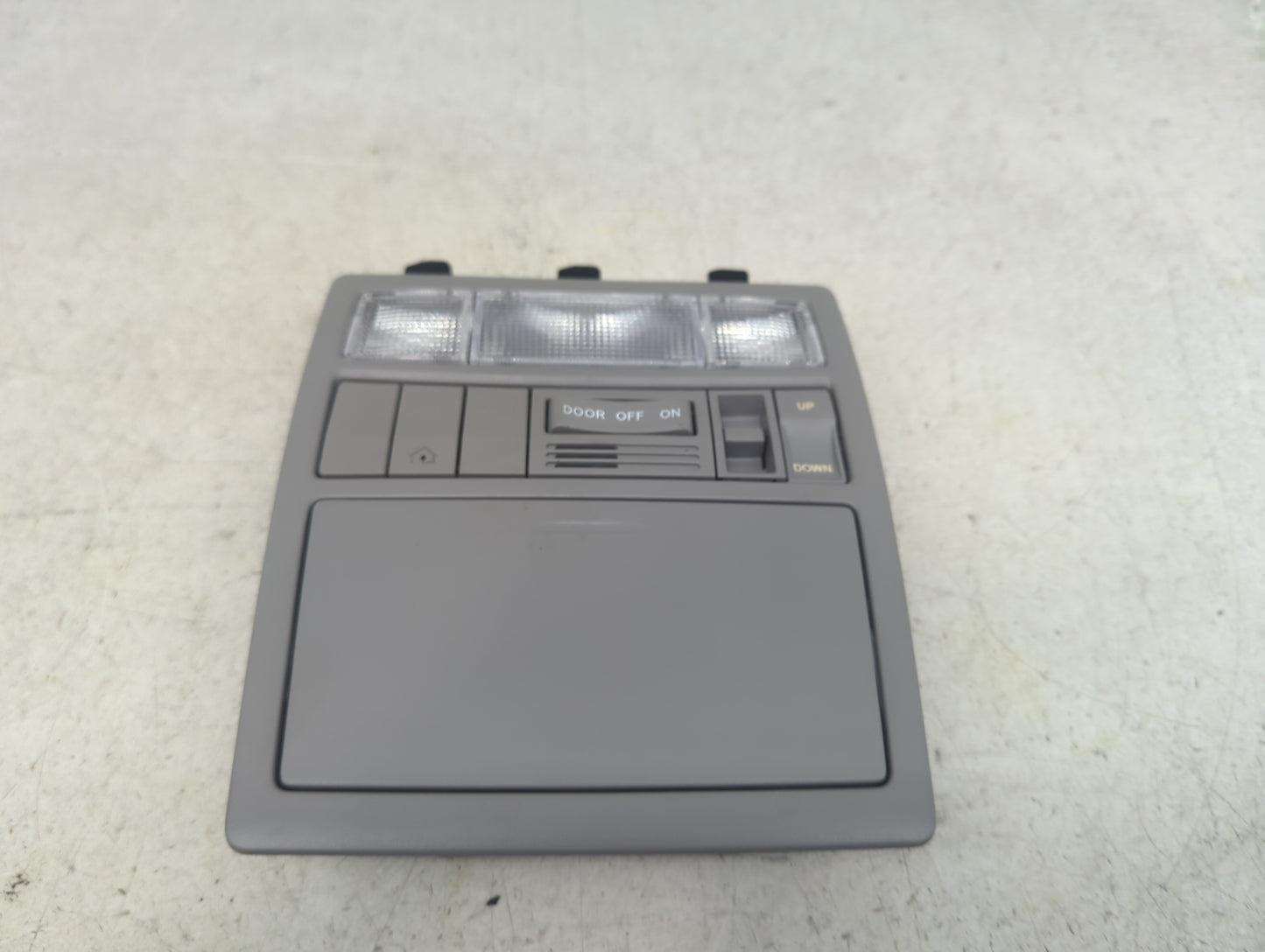 2010-2011 Toyota Camry Overhead Console W/rear Climate Control Gray - Oemusedautoparts1.com