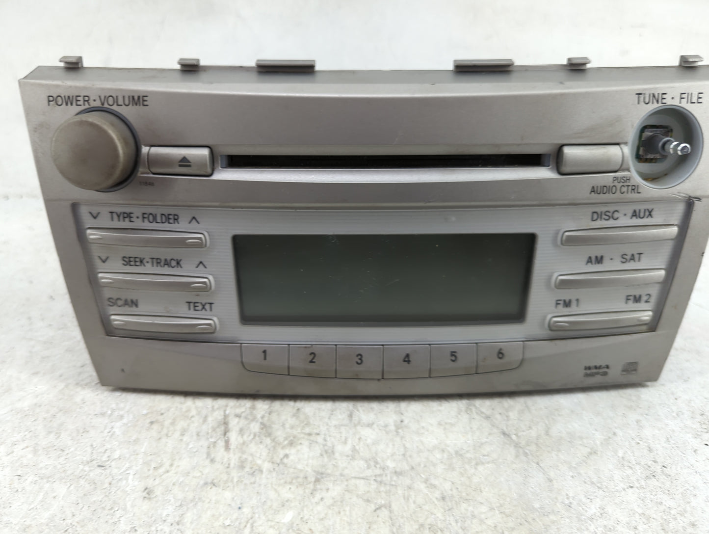 2010-2011 Toyota Camry Radio AM FM Cd Player Receiver Replacement P/N:86120-06181 11846, 121862-196 Fits Fits 2010 2011 OEM 
