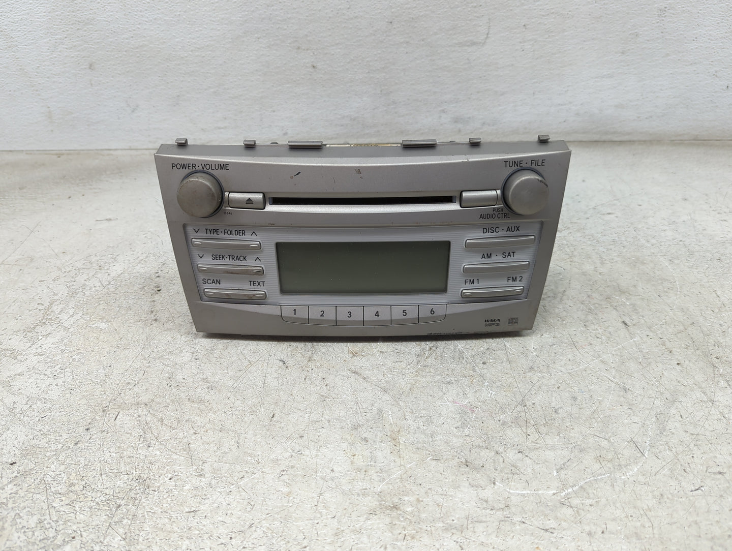 2010-2011 Toyota Camry Radio AM FM Cd Player Receiver Replacement P/N:86120-06480 123000-18000101, M1802305 Fits Fits 2010 2
