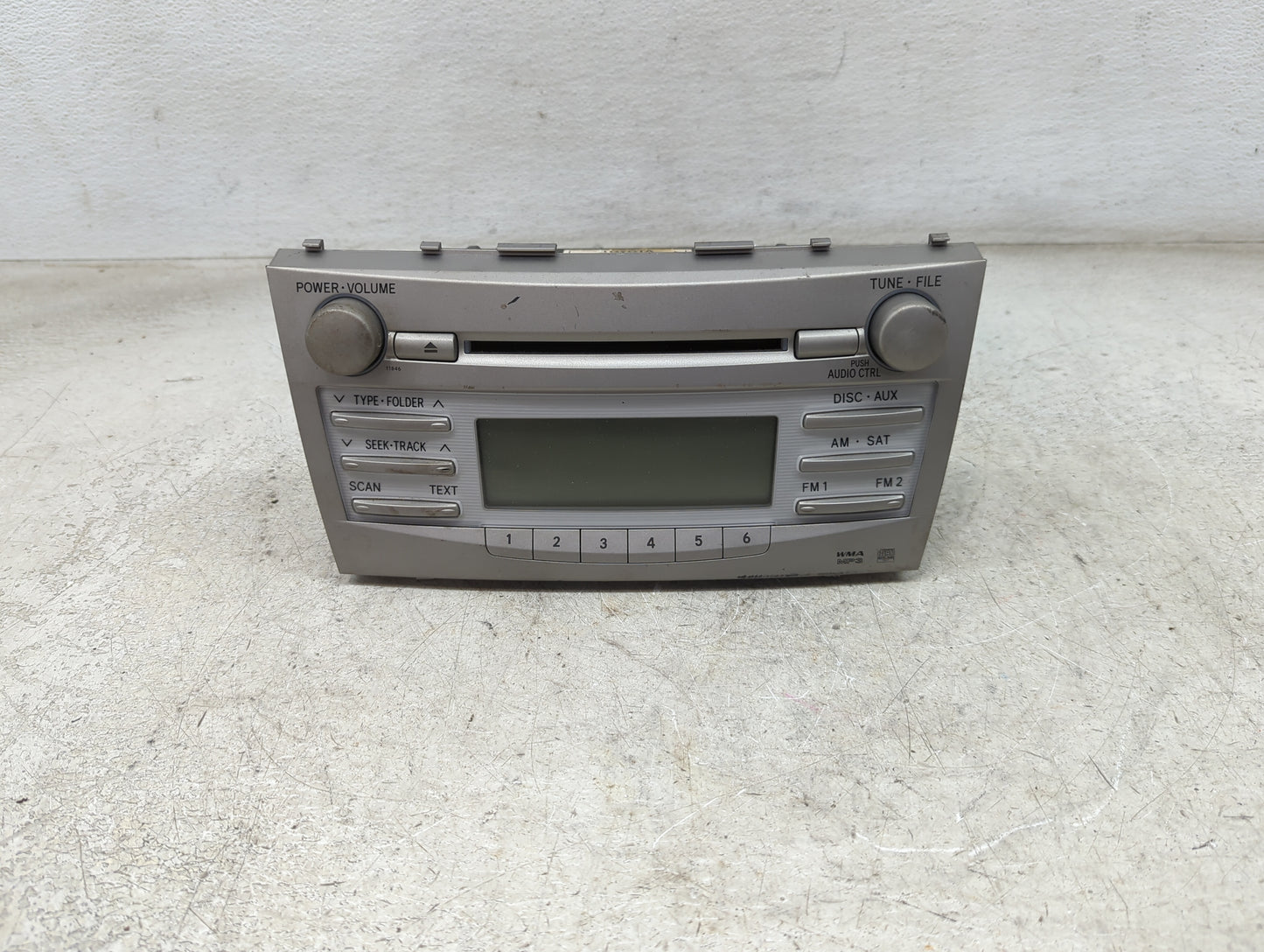 2010-2011 Toyota Camry Radio AM FM Cd Player Receiver Replacement P/N:86120-06480 123000-18000101, M1802305 Fits Fits 2010 2