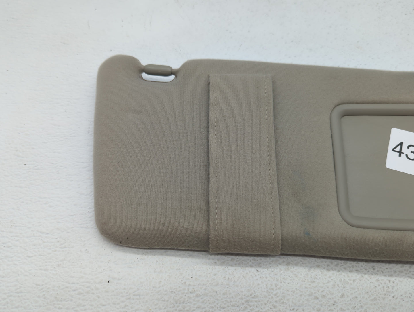 2007-2011 Toyota Camry Sun Visor Shade Replacement Passenger Right Mirror Fits Fits 2007 2008 2009 2010 2011 OEM Used Auto P