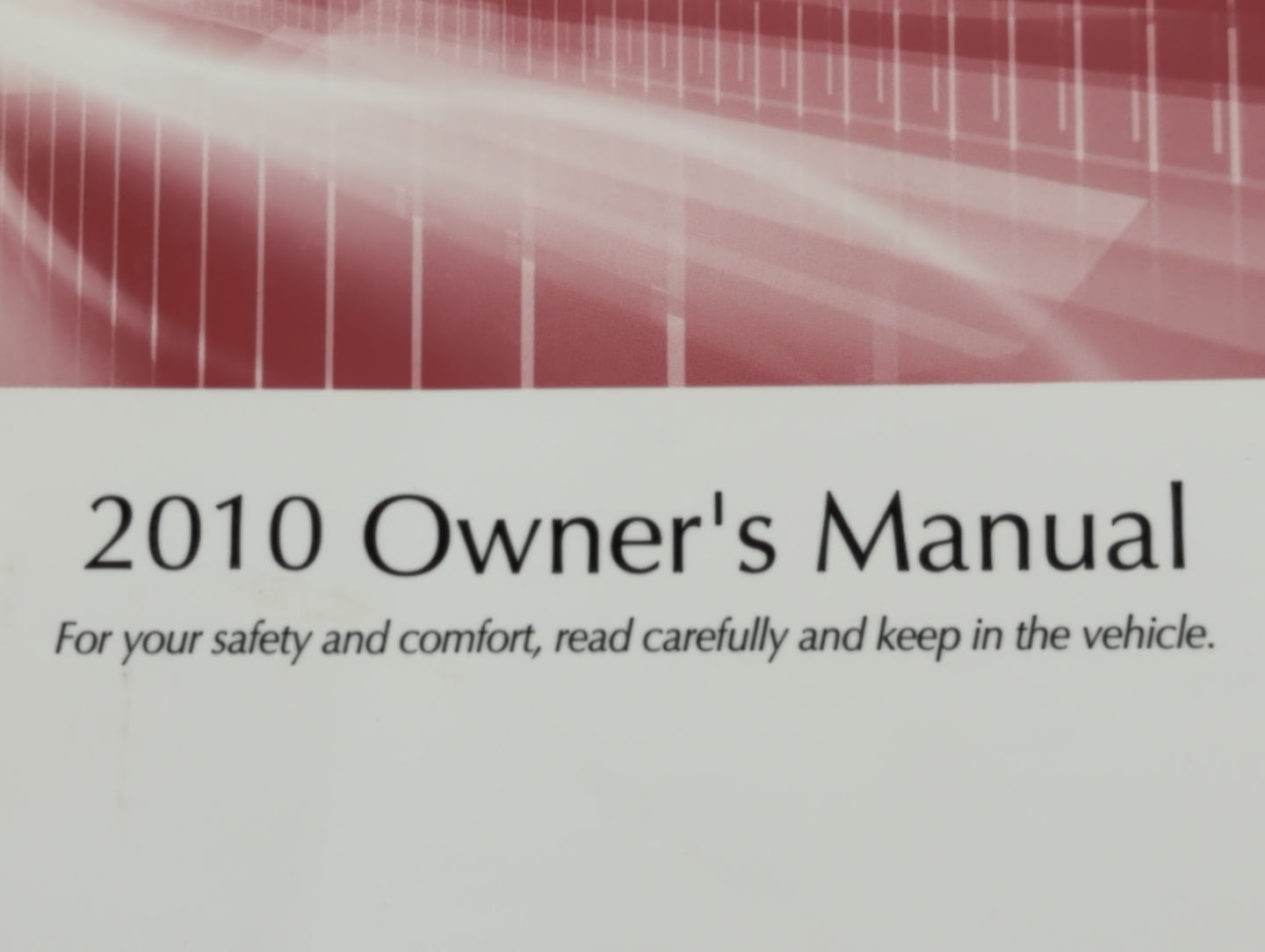 2010 Toyota Camry Owners Manual Book Guide OEM Used Auto Parts - Oemusedautoparts1.com