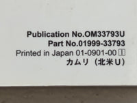 2010 Toyota Camry Owners Manual Book Guide OEM Used Auto Parts - Oemusedautoparts1.com