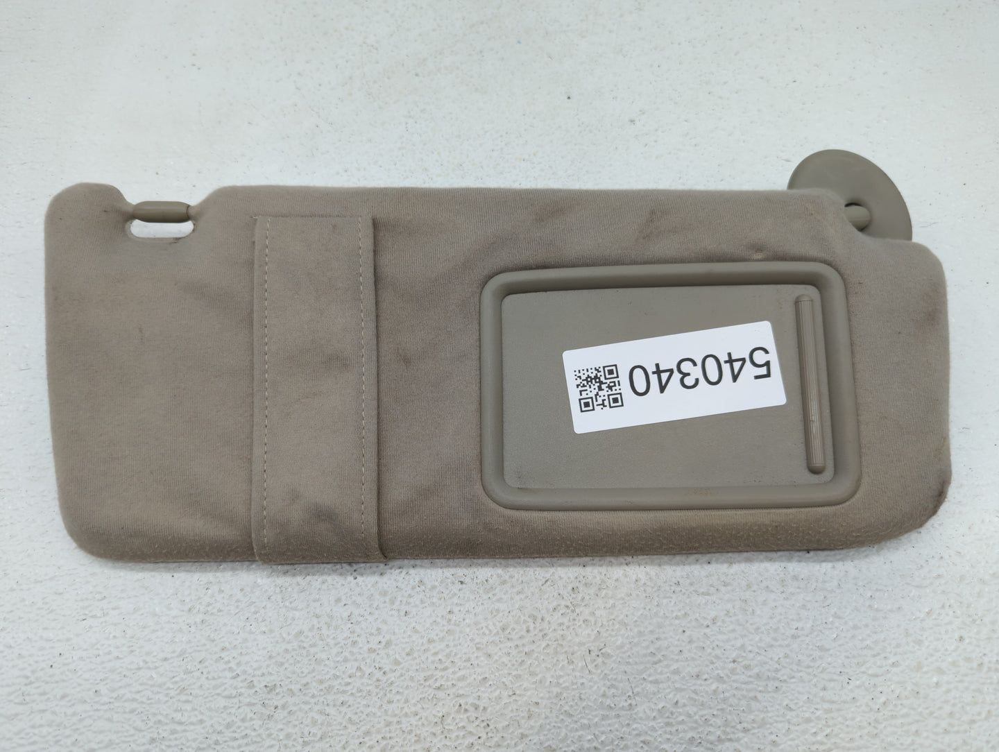 2007-2011 Toyota Camry Sun Visor Shade Replacement Passenger Right Mirror Fits Fits 2007 2008 2009 2010 2011 OEM Used Auto P