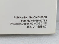 2010 Toyota Camry Owners Manual Book Guide OEM Used Auto Parts - Oemusedautoparts1.com