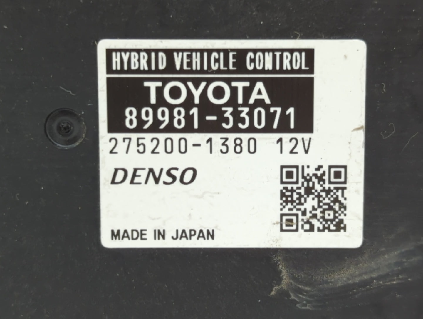 2010-2011 Toyota Camry PCM Engine Control Computer ECU ECM PCU OEM P/N:275200-1380 89981-33071 Fits Fits 2010 2011 OEM Used 