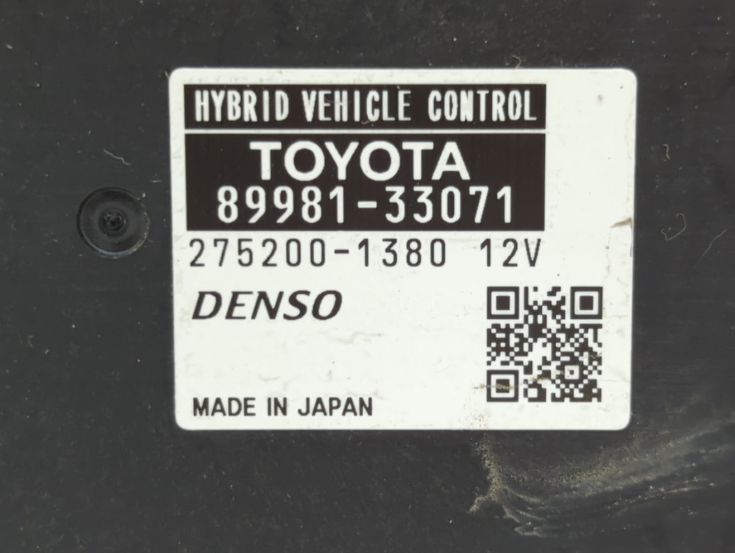 2010-2011 Toyota Camry PCM Engine Control Computer ECU ECM PCU OEM P/N:275200-1380 89981-33071 Fits Fits 2010 2011 OEM Used 