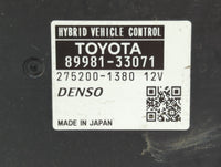 2010-2011 Toyota Camry PCM Engine Control Computer ECU ECM PCU OEM P/N:275200-1380 89981-33071 Fits Fits 2010 2011 OEM Used 