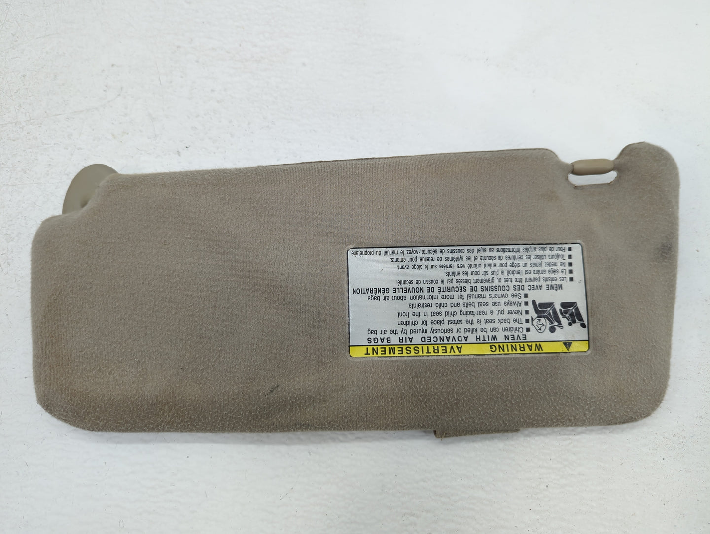 2007-2011 Toyota Camry Sun Visor Shade Replacement Passenger Right Mirror Fits Fits 2007 2008 2009 2010 2011 OEM Used Auto P