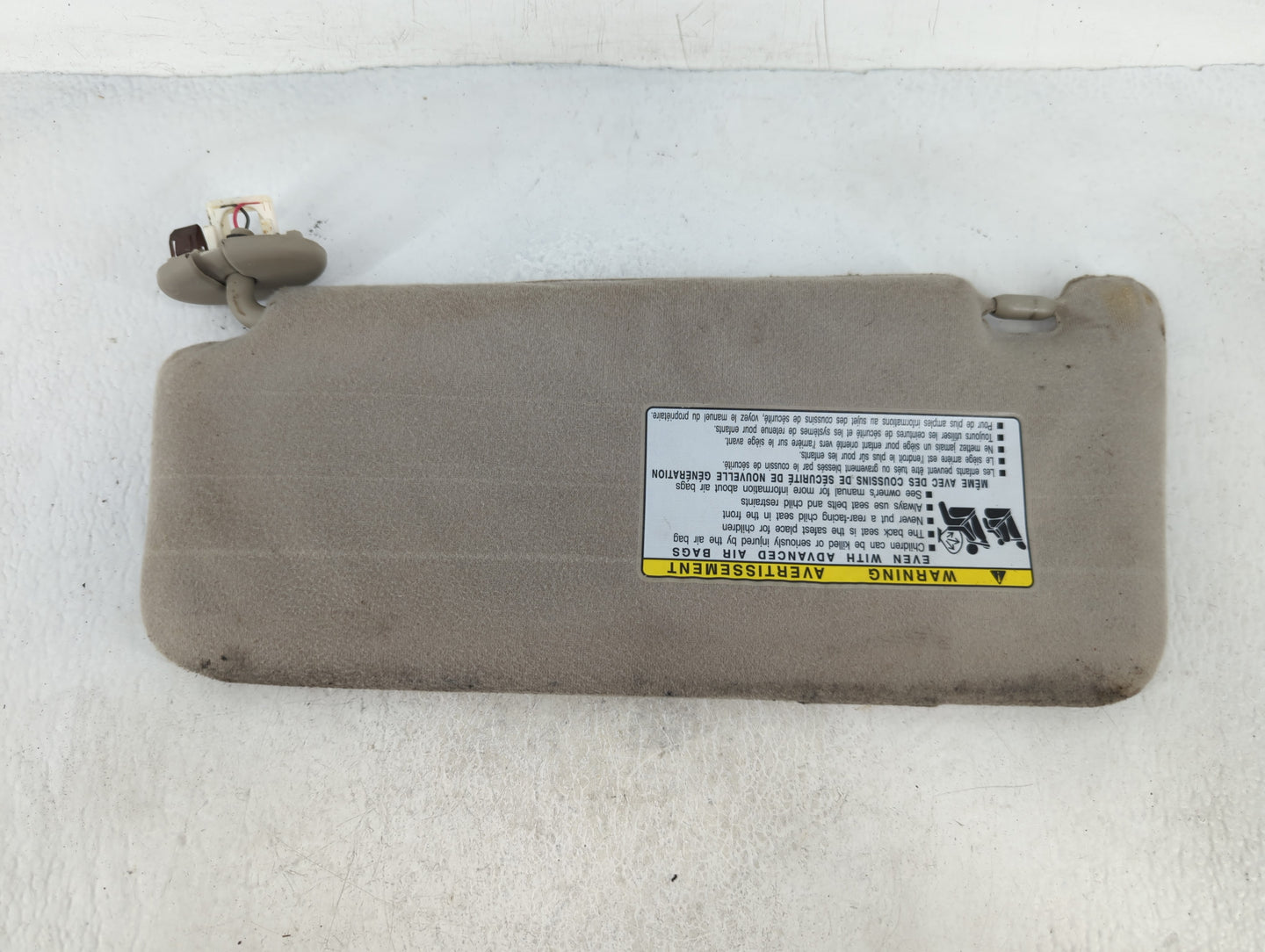 2007-2011 Toyota Camry Sun Visor Shade Replacement Passenger Right Mirror Fits Fits 2007 2008 2009 2010 2011 OEM Used Auto P